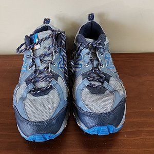 New Balance 481 Trail Running Shoes Men's 9 4E Gray BlueYellow Athletic MT481CG3